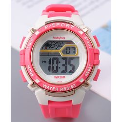 Babyhug Free Size Digital Watch - Pink