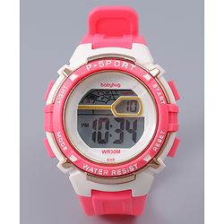 Babyhug Free Size Digital Watch - Pink