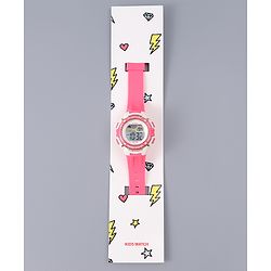 Babyhug Free Size Digital Watch - Pink