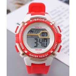 Babyhug Free Size Digital Watch - Pink