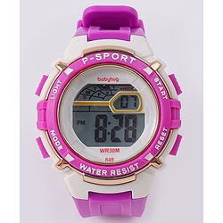 Babyhug Free Size Digital Watch - Pink