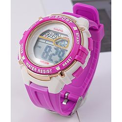 Babyhug Free Size Digital Watch - Pink
