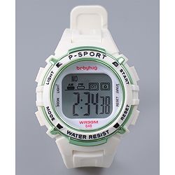 Babyhug Free Size Digital Watch - OffWhite
