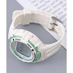Babyhug Free Size Digital Watch - OffWhite