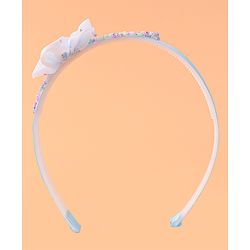 Babyhug Hair Accessories Combo Set With Floral Applique - Pink