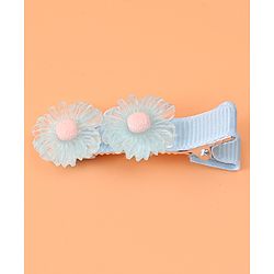 Babyhug Hair Accessories Combo Set With Floral Applique - Pink