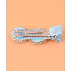 Babyhug Hair Accessories Combo Set With Floral Applique - Pink