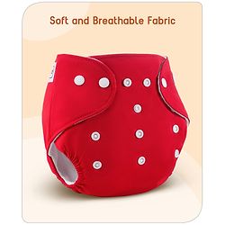 Babyhug  Free Size Reusable Cloth Diaper with Inserts Pack of 5 - Multicolour
