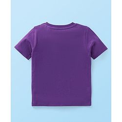 Babyhug Disney Single Jersey Knit Half Sleeves T-Shirts With Winnie The Pooh Graphics Pack of 3 - Green Violet & White