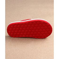 Cute Walk by Babyhug Flip Flops with Backstrap Closure & Animal Print - Green