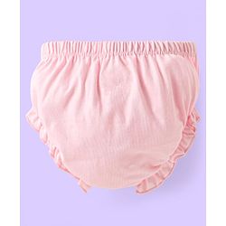 Babyhug 100% Cotton Knit Bloomers with Fruit Prints Pack of 7 - Aqua White & Green