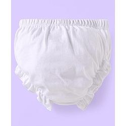 Babyhug 100% Cotton Knit Bloomers with Fruit Prints Pack of 7 - Aqua White & Green