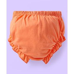 Babyhug 100% Cotton Knit Bloomers with Fruit Prints Pack of 7 - Aqua White & Green