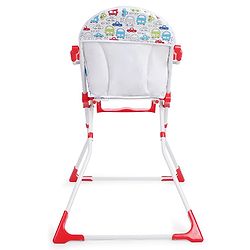 Babyhug Fun Feast Highchair With Adjustable Food Tray & 5 Point Safety Harness - Red - 80 x 63 x 96 cm Red