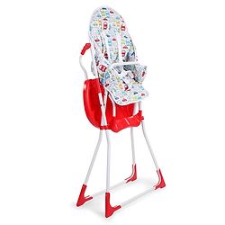 Babyhug Fun Feast Highchair With Adjustable Food Tray & 5 Point Safety Harness - Red - 80 x 63 x 96 cm Red