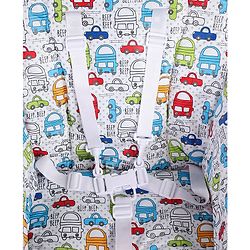 Babyhug Fun Feast Highchair With Adjustable Food Tray & 5 Point Safety Harness - Red - 80 x 63 x 96 cm Red