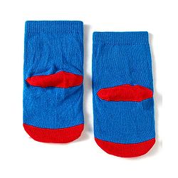 Cute Walk by Babyhug Anti-Bacterial Ankle Length Socks with Car & Truck Design Pack of 3 - Blue Red & Grey