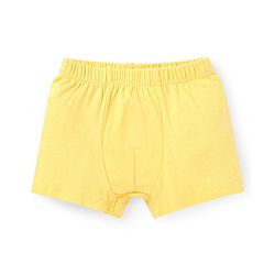 Babyhug 100% Cotton Knit Solid Striped & Bear Printed  Trunks Pack of 5 - Light Blue Navy & Yellow