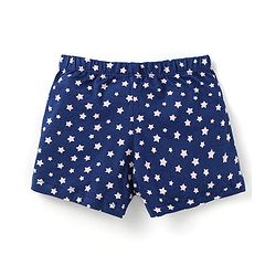 Babyhug 100% Cotton Knit Solid Striped & Bear Printed  Trunks Pack of 5 - Light Blue Navy & Yellow