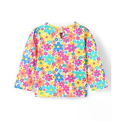 Babyhug Sleeveless Frock With Inner Tee Frocks and Dresses Female Blue age 18-24m