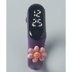 Babyhug Carrot Applique Digital Watch Free Size - Purple