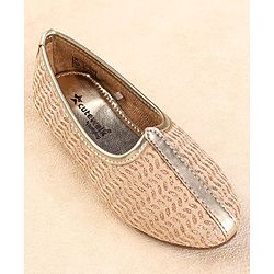 Cute Walk by Babyhug Slip on Mojaris - Beige
