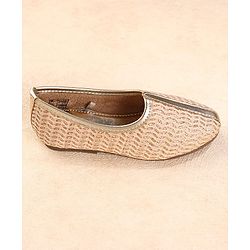 Cute Walk by Babyhug Slip on Mojaris - Beige
