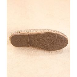 Cute Walk by Babyhug Slip on Mojaris - Beige