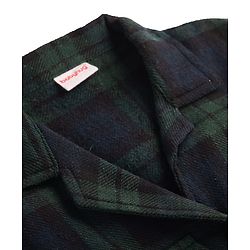 Babyhug Cotton Woven Full Sleeves Checkered Winter Frock with Sleeveless Inner T-Shirt - Dark Green