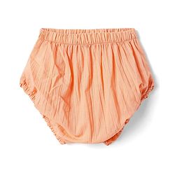 Babyhg Cotton Knit Frill Sleeves Frock With Bloomer & Head Band with Cut out Detailing - Orange
