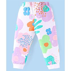 Babyhug Disney Single Jersey Knit Full Sleeves Night Suit with Disney Princess Print - Pink