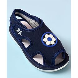Cute Walk by Babyhug  Velcro Closure Sandals - Blue