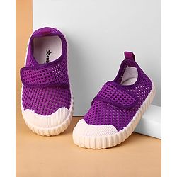 Cute Walk by Babyhug Casual Shoes with Velcro Closure - Purple