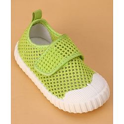Cute Walk by Babyhug Casual Shoes with Velcro Closure - Yellow