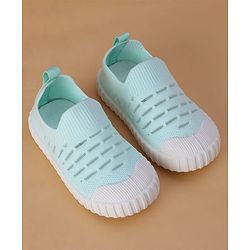 Cute Walk by Babyhug Slip On Solid Casual Shoes - Mint