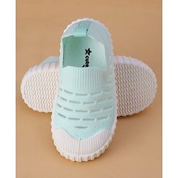 Cute Walk by Babyhug Slip On Solid Casual Shoes - Mint