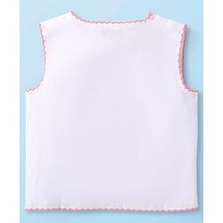 Babyhug 100% Cotton Woven Solid Color Jhablas Pack of 5 - White
