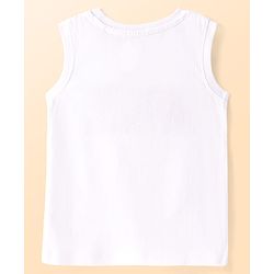 Babyhug Marvel Single Jersey Knit Full Sleeves Shirt With Spiderman Graphcis & Inner Sleeveless T-Shirt - Light Blue & White