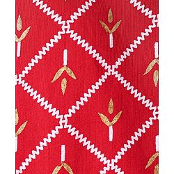 Babyhug Cotton Woven Full Sleeves Foil Printed Kurta Dhoti Set - Red