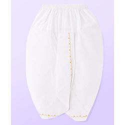 Babyhug Cambric Woven Full Sleeves Embroidery Kurta & Dhoti Set - Yellow