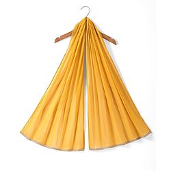 Babyhug Woven Sleeveless Floral Printed & Lace Detailing Lehenga Choli Set With Dupatta - Yellow