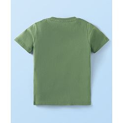 Babyhug Disney Single Jersey Knit Half Sleeves T-Shirts with Mickey & Pluto Graphics Pack of 3 - Green White & Red