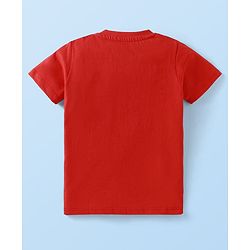 Babyhug Disney Single Jersey Knit Half Sleeves T-Shirts with Mickey & Pluto Graphics Pack of 3 - Green White & Red