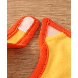 Babyhug Interlock Cotton Bibs Monkey Print Pack of 3 - Blue