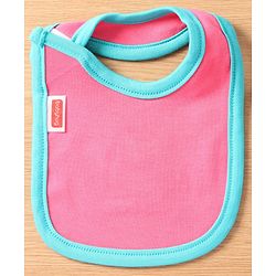 Babyhug Interlock Cotton Bibs Monkey Print Pack of 3 - Blue