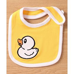 Babyhug Interlock Cotton Bibs Monkey Print Pack of 3 - Blue