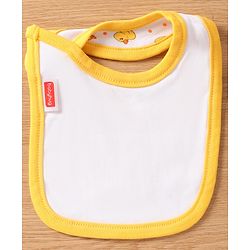 Babyhug Interlock Cotton Bibs Monkey Print Pack of 3 - Blue