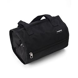 Babyhug Multipurpose Cosmetic Makeup Organizer Toiletry Pouch - Black