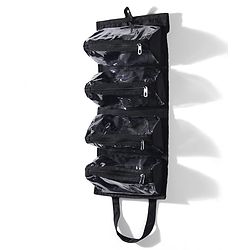 Babyhug Multipurpose Cosmetic Makeup Organizer Toiletry Pouch - Black