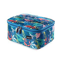 Babyhug Multipurpose Cosmetic Makeup Organizer Toiletry Bag - Blue & Green